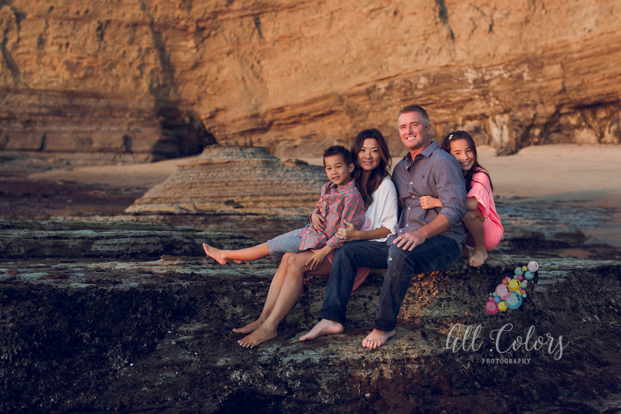 family session in sunset cliffs