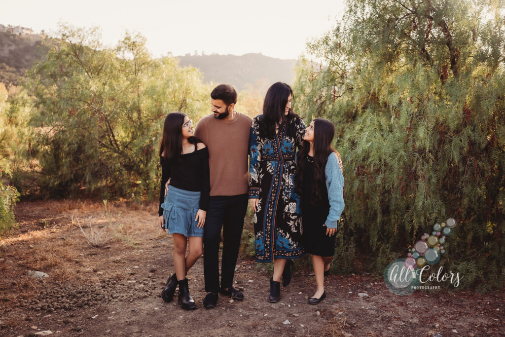 Family photoshoot at the country side in San Diego, CA