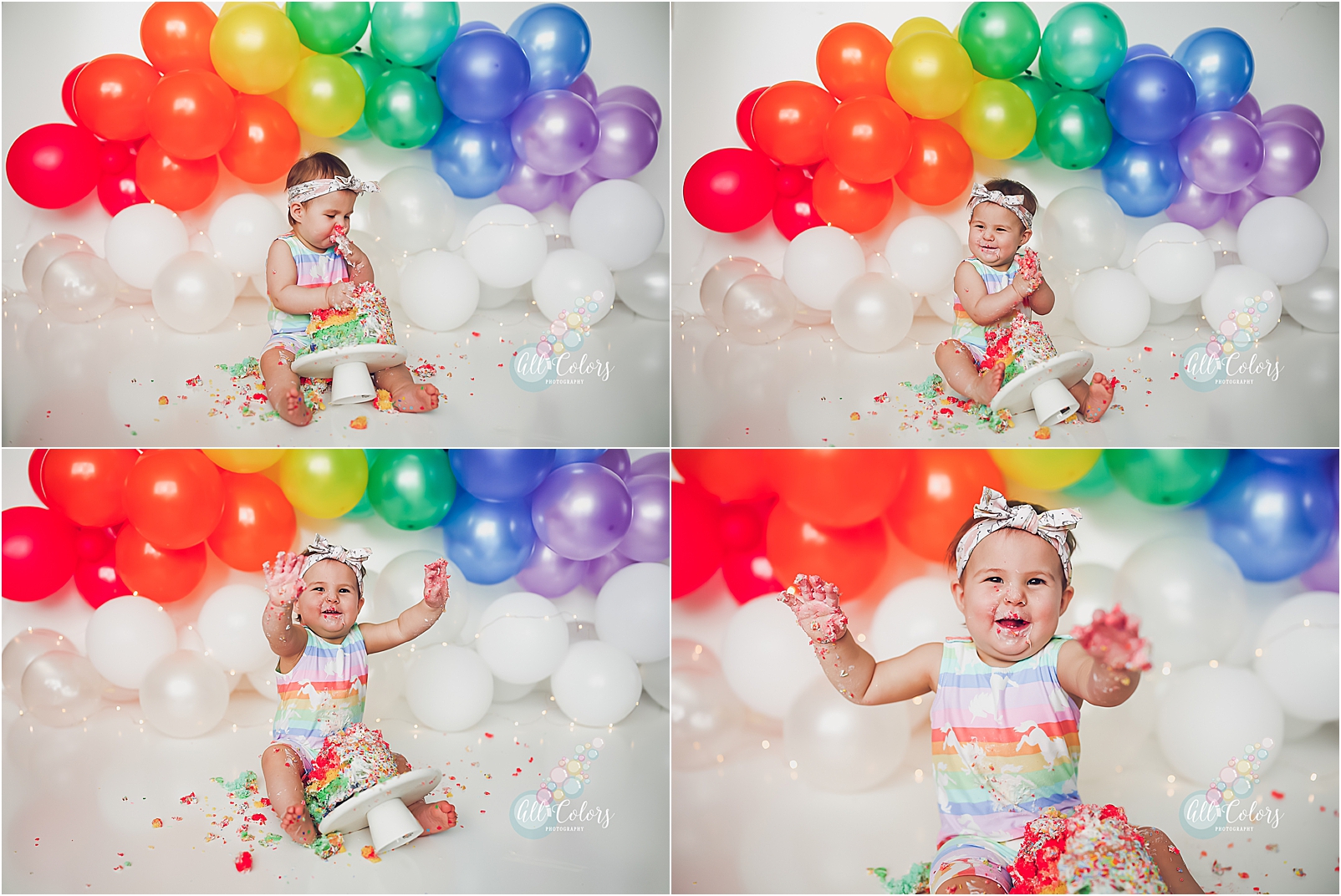 Naya San Diego Cake Smash Session All Colors Photography